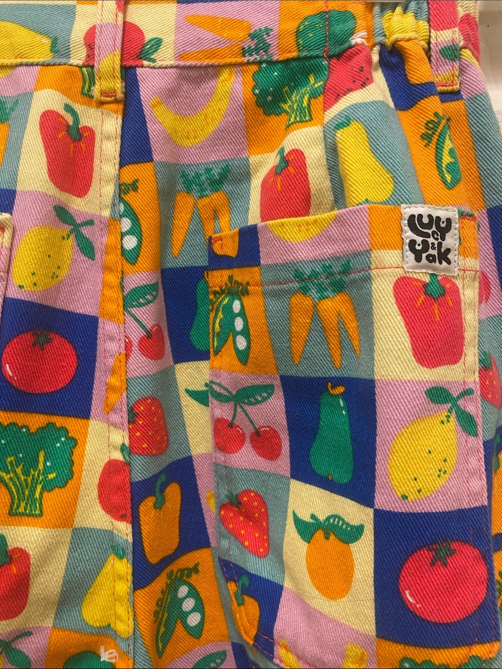 Lucy & Yak Happy Harvest High Waisted Pleated Pants - Picture 3 of 4